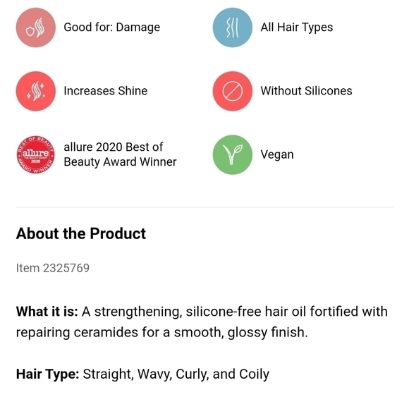 ⚪️ $3 ADD ON ⚪️ BRIOGEO DON'T DESPAIR REPAIR STRENGTHENING TREATMENT OIL - Picture 2 of 9